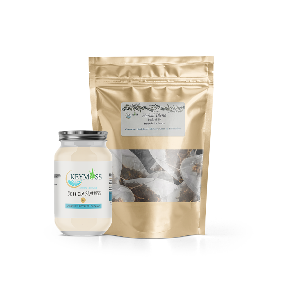 Gold Sea Moss 16oz /Herbal Tea 10 pack